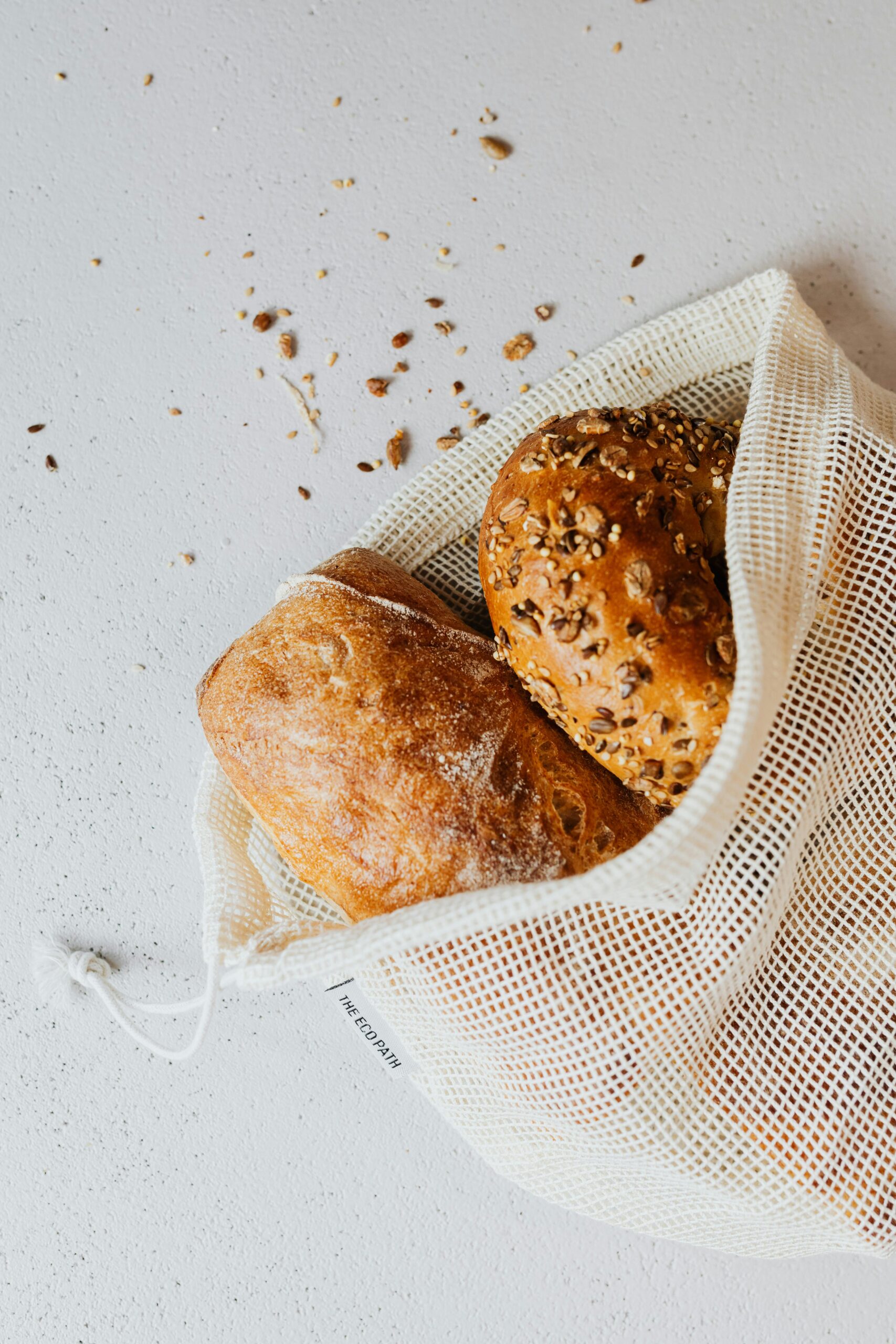 Breads in Reusable Net Bag